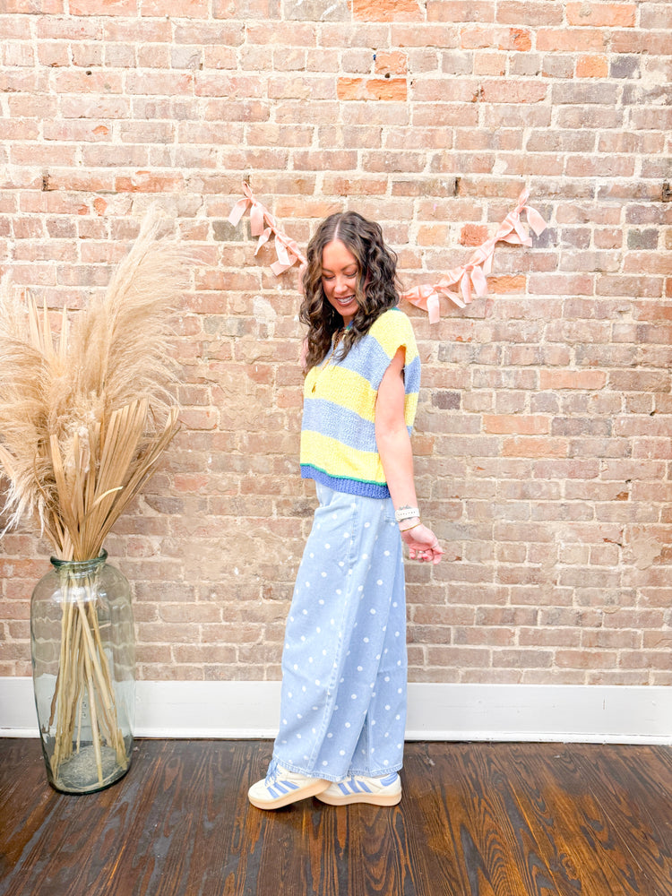 Briggs Polka Dot Barrel Jeans