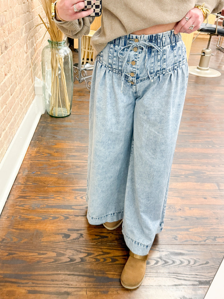 Jalee Pleated Wide Leg Pants