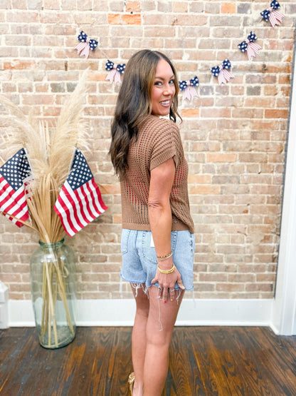 Indy American Flag Sweater