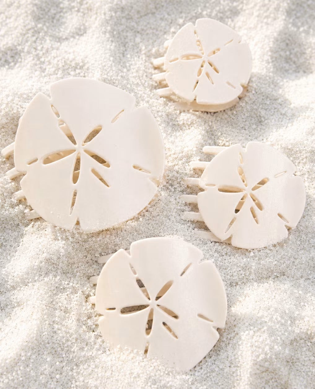 Teleties Sand Dollar Flat Clip-Tiny