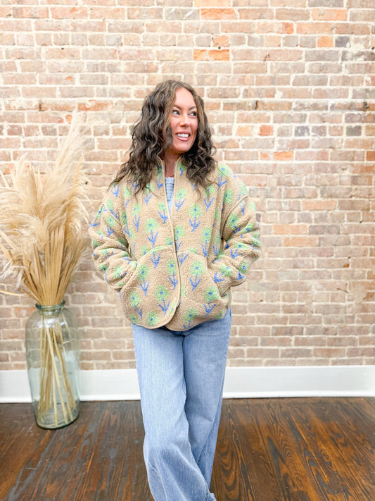 Everlynn Sherpa Jacket-Mocha