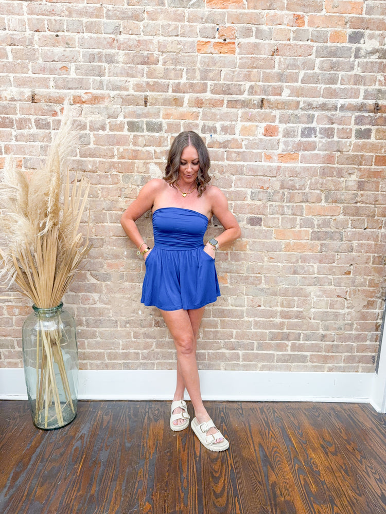 Polly Tube Top Romper