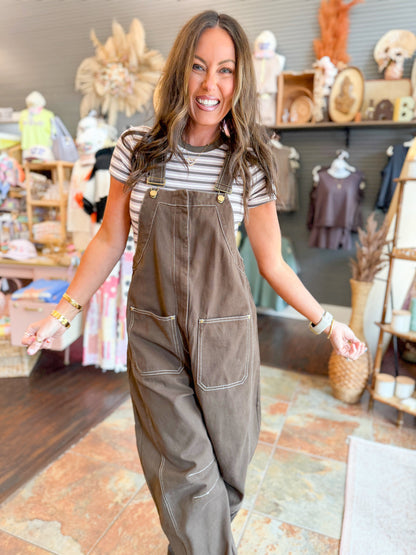 Weston Overalls-Brown