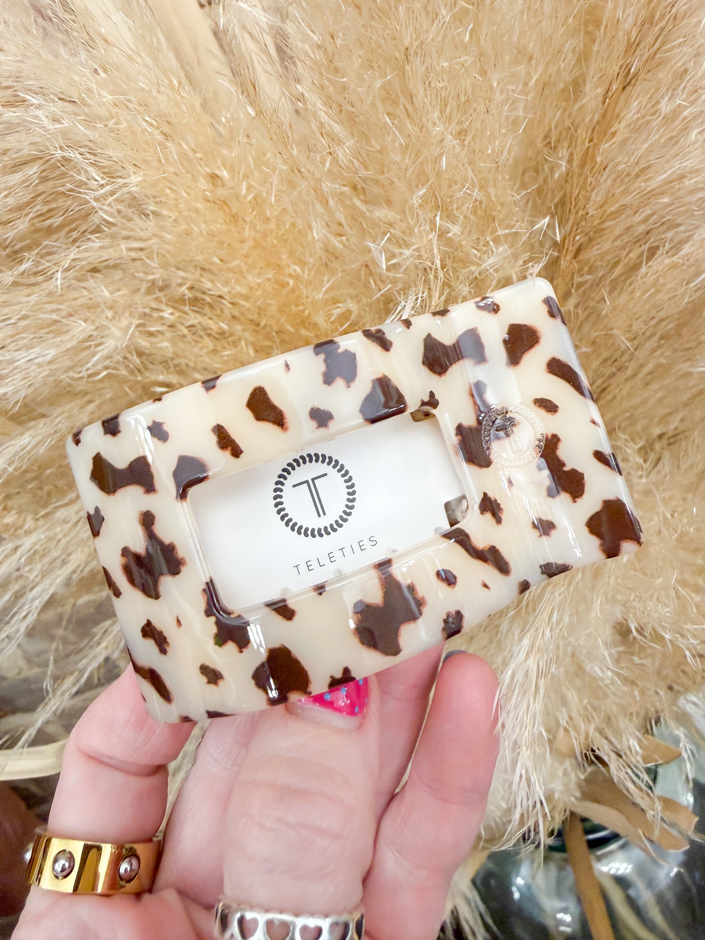 Teleties Rectangle Flat Hair Clip- Small