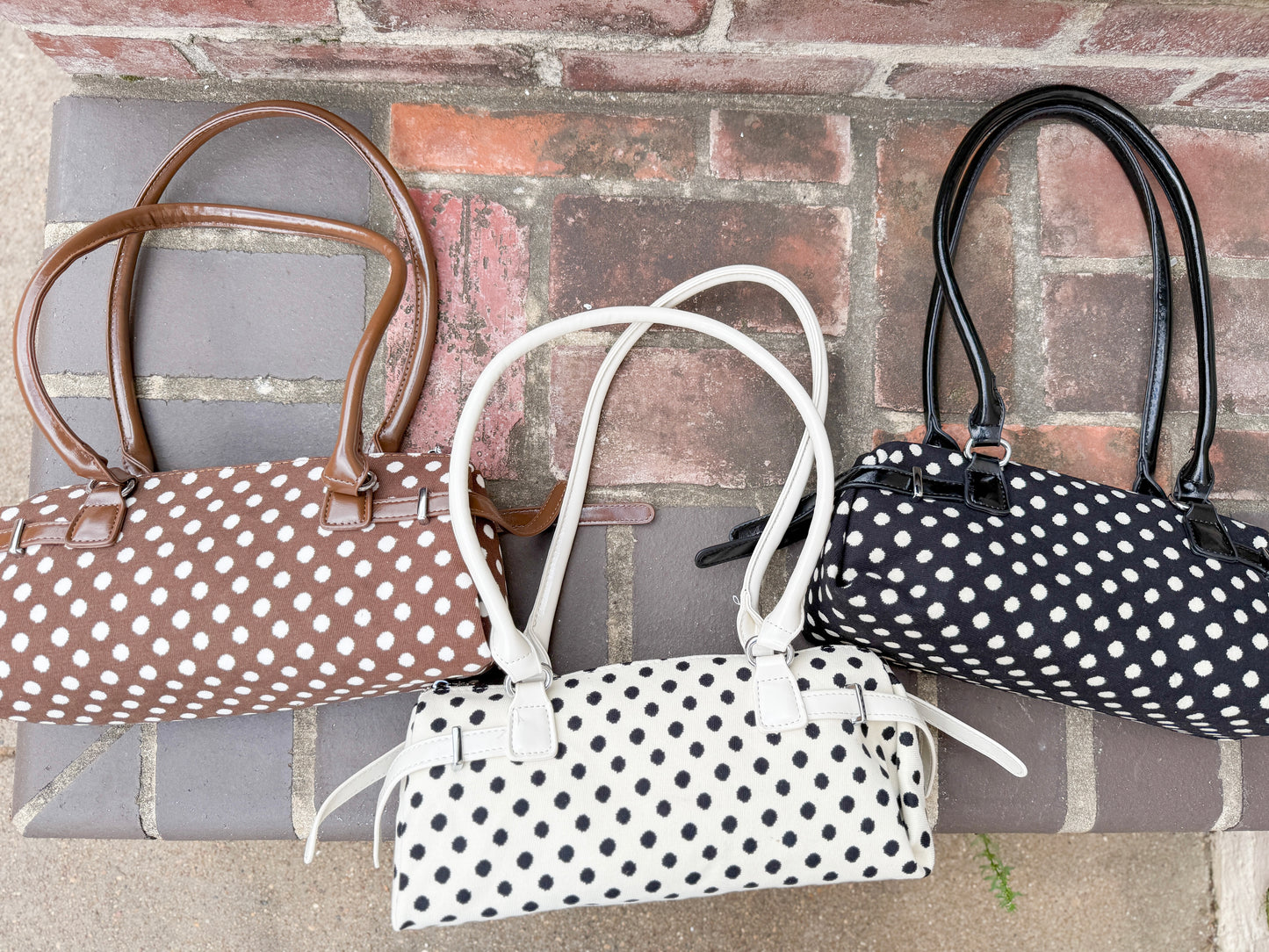 Polka Dot Shoulder Bag