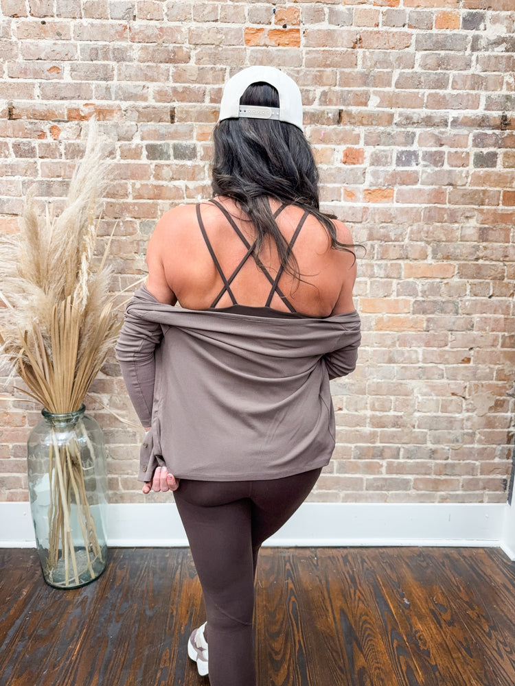 Wren Active Tank-Dark Plum