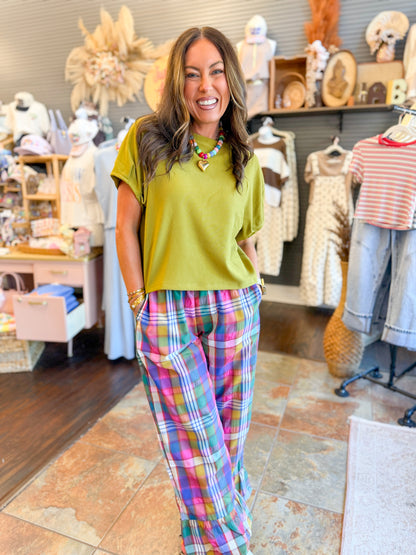 Alice Plaid Pants