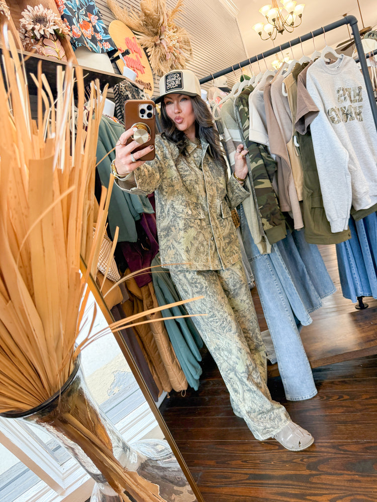 Jessie Camo Baggy Denim