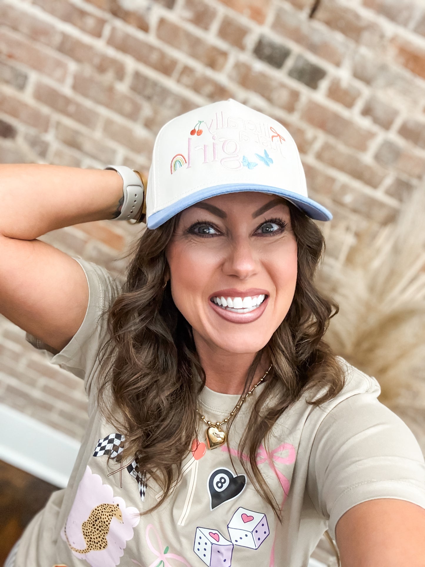 Just A Girl Canvas Hat