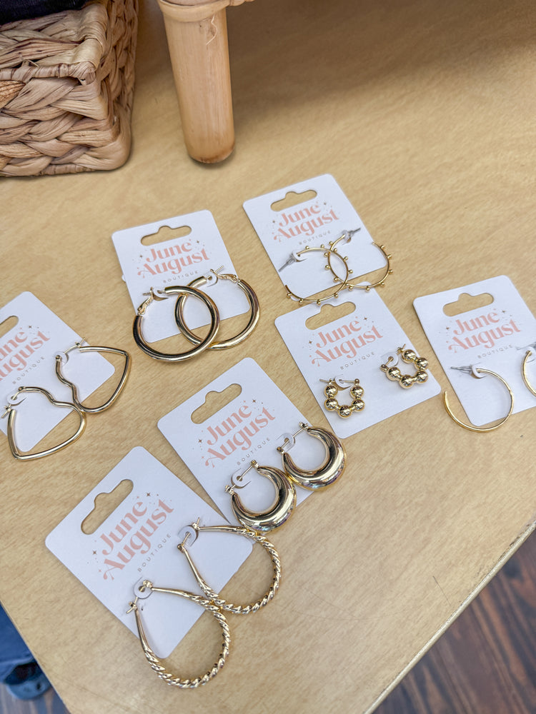 Non Tarnish Hoop Earrings