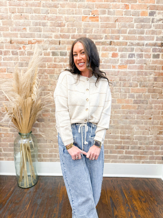 Millie Striped Cardigan