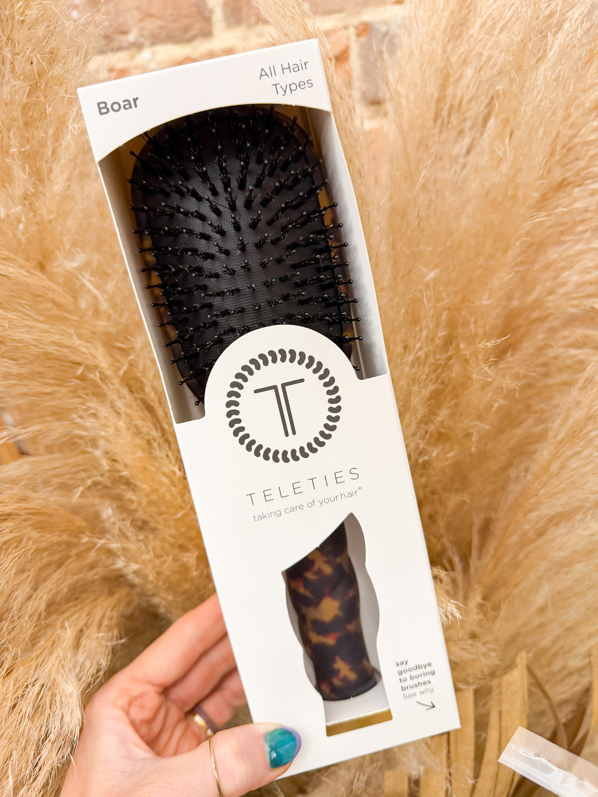 Teleties Hair Brushes-Boar