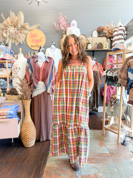 Grace Plaid Dress