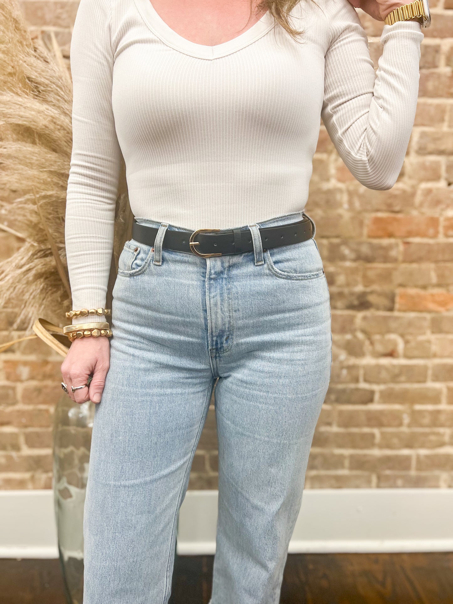 Horseshoe Buckle Belt