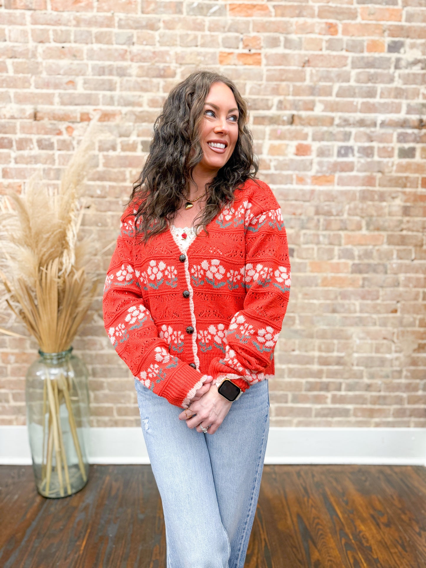 Ellie Floral Cardigan