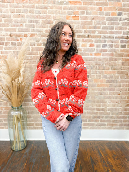 Ellie Floral Cardigan