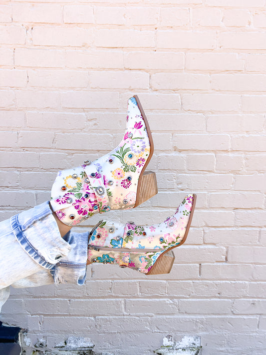 Florence Floral Boots
