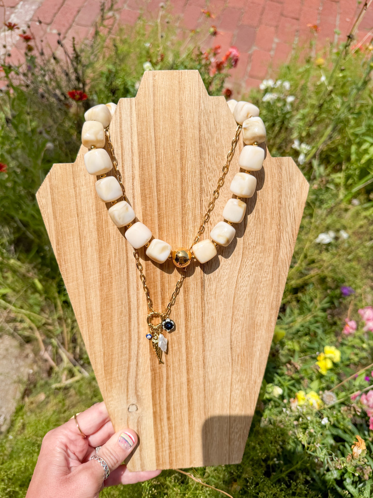 Non Tarnish Chunky Beaded Necklaces