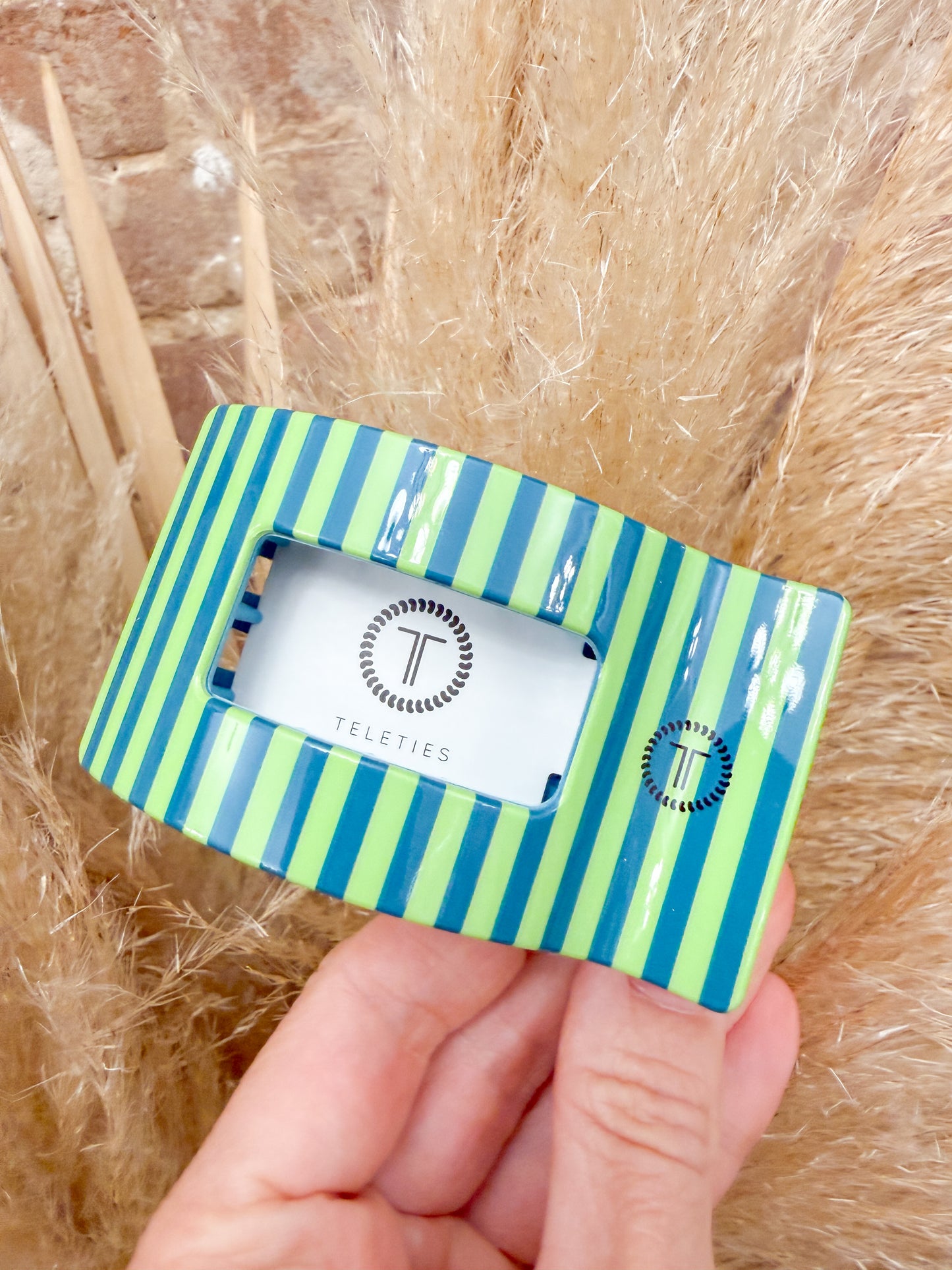 Teleties Rectangle Flat Hair Clip- Small