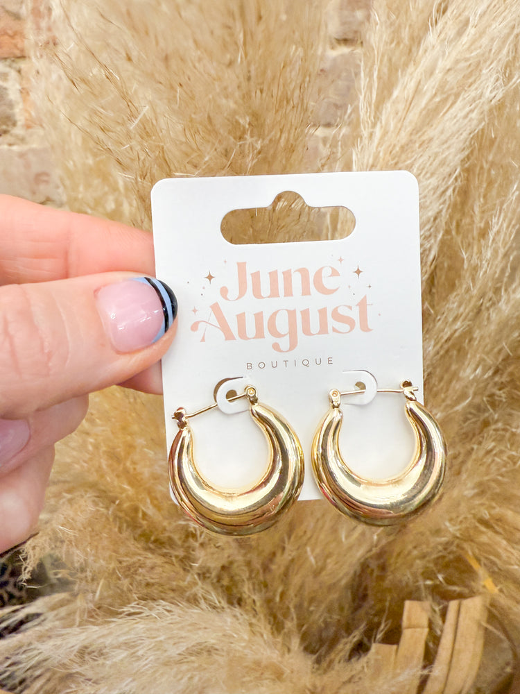 Non Tarnish Hoop Earrings