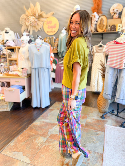 Alice Plaid Pants