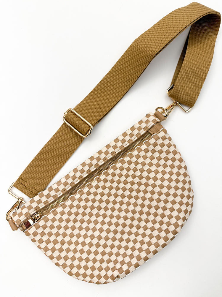 Westlyn Woven Checkered Bag