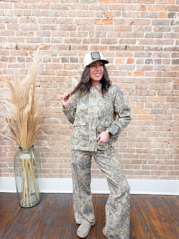 Jessie Camo Baggy Denim