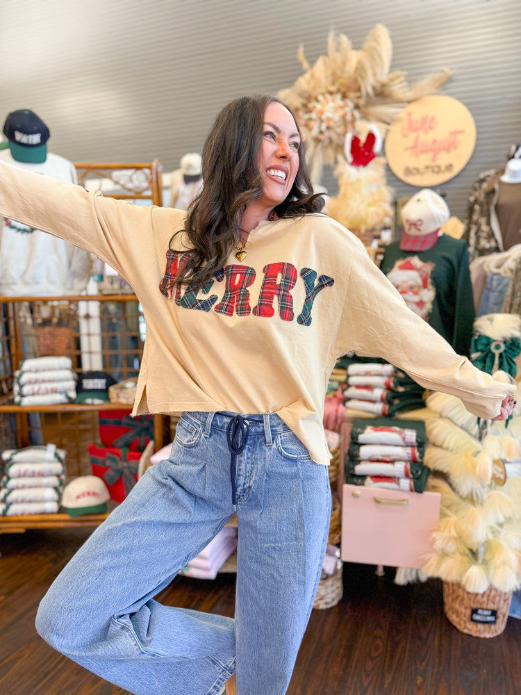 Merry Quilted Patch Top