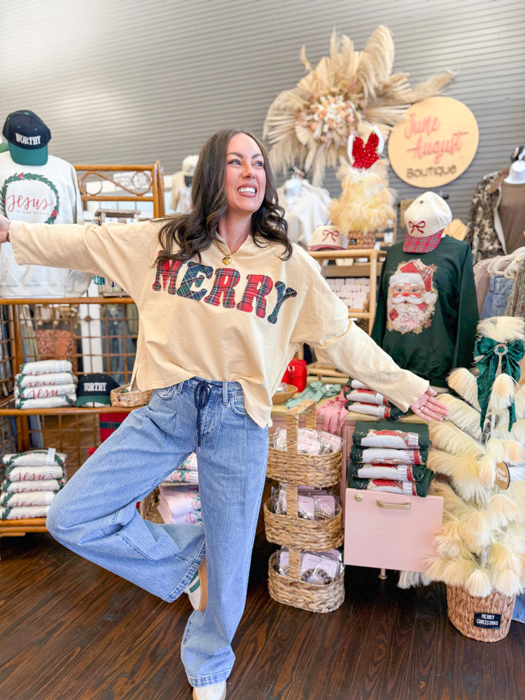 Merry Quilted Patch Top