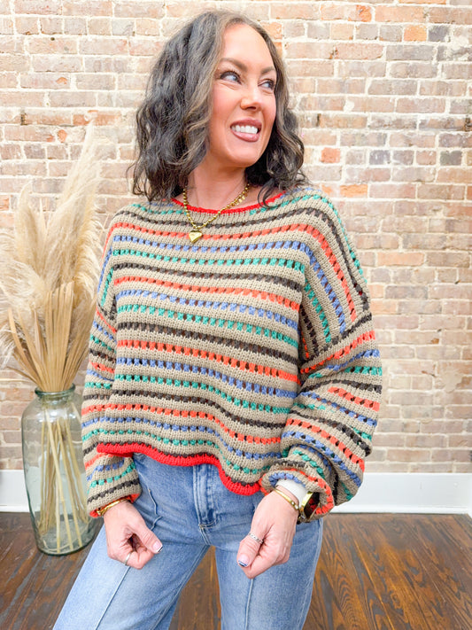 KK Striped Sweater