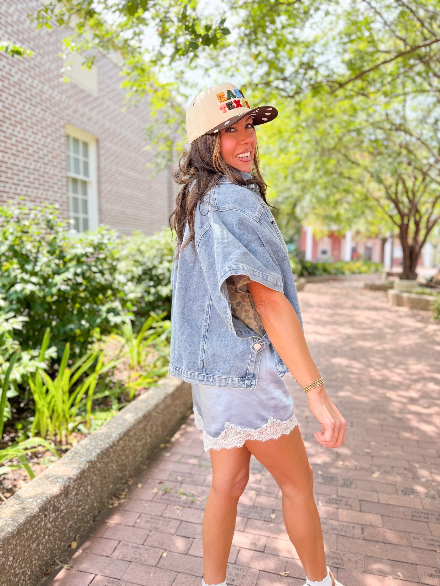 Saylor Denim Cape Jacket