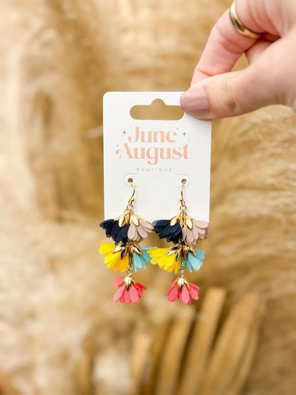 Flower Dangle Earrings