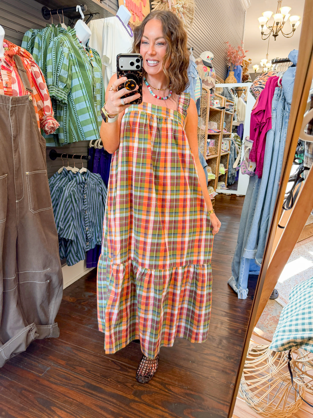 Grace Plaid Dress