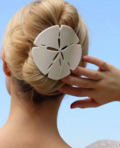 Teleties Sand Dollar Flat Clip-Large
