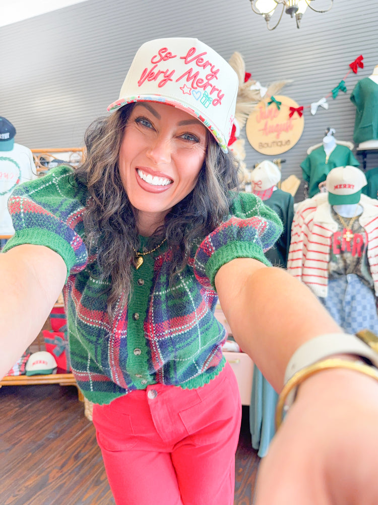 So Very Merry Patchwork Hat