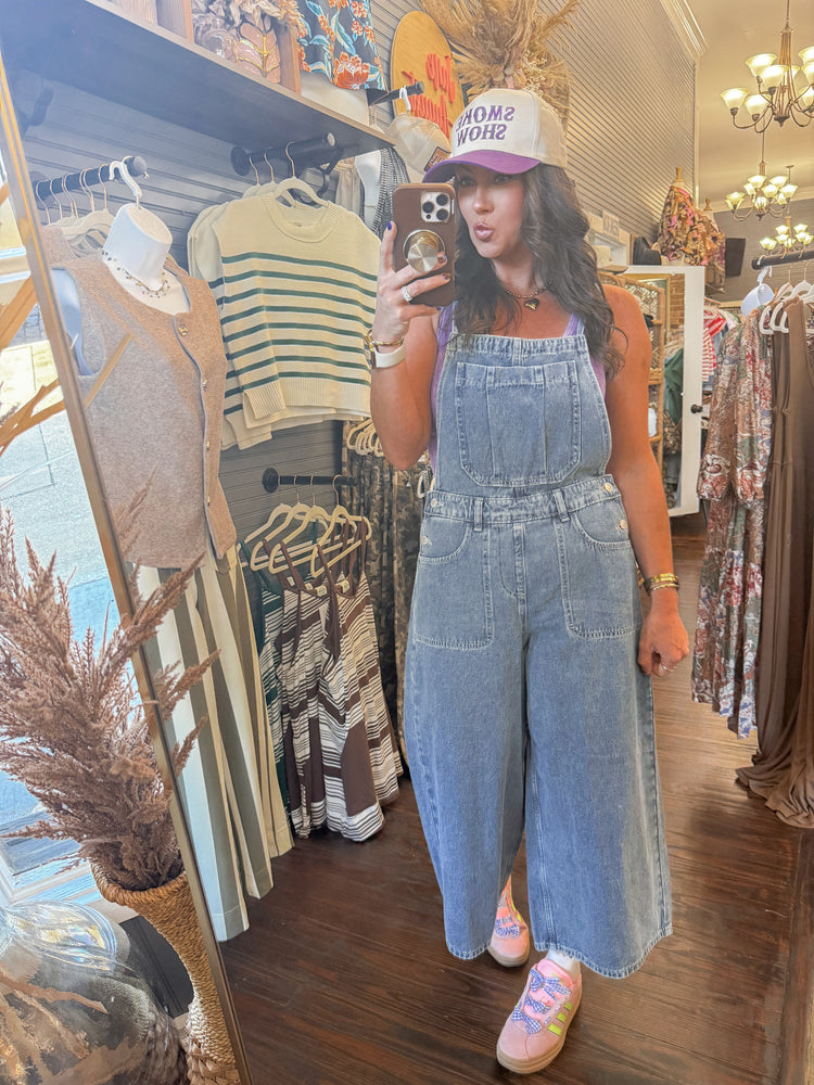 Fuller Wide Leg Overalls