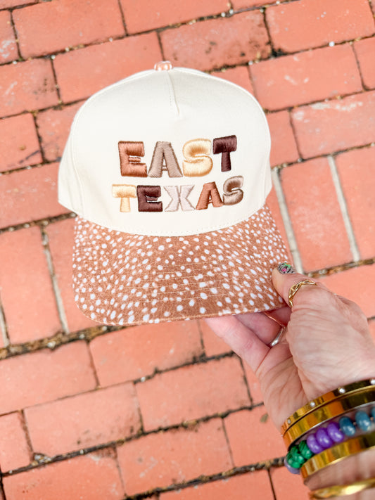 East Texas Embroidered Hat-Deer