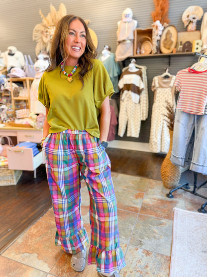 Alice Plaid Pants