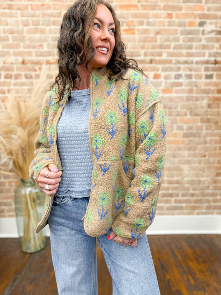 Everlynn Sherpa Jacket-Mocha