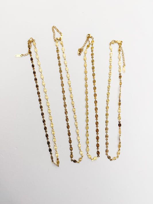 Non-tarnish Oval link Necklace