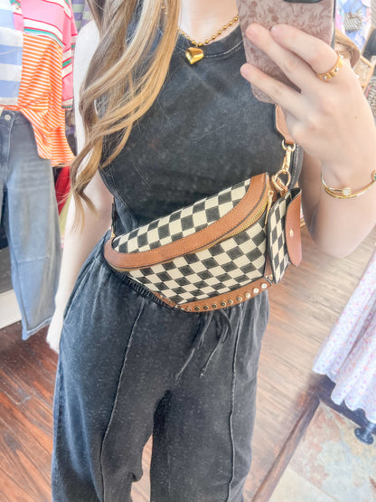 Checkered Bum Bag