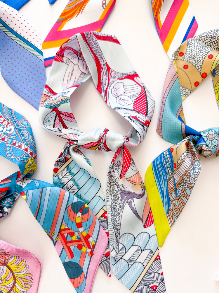 Multi Color Neck Scarves/Twilly's