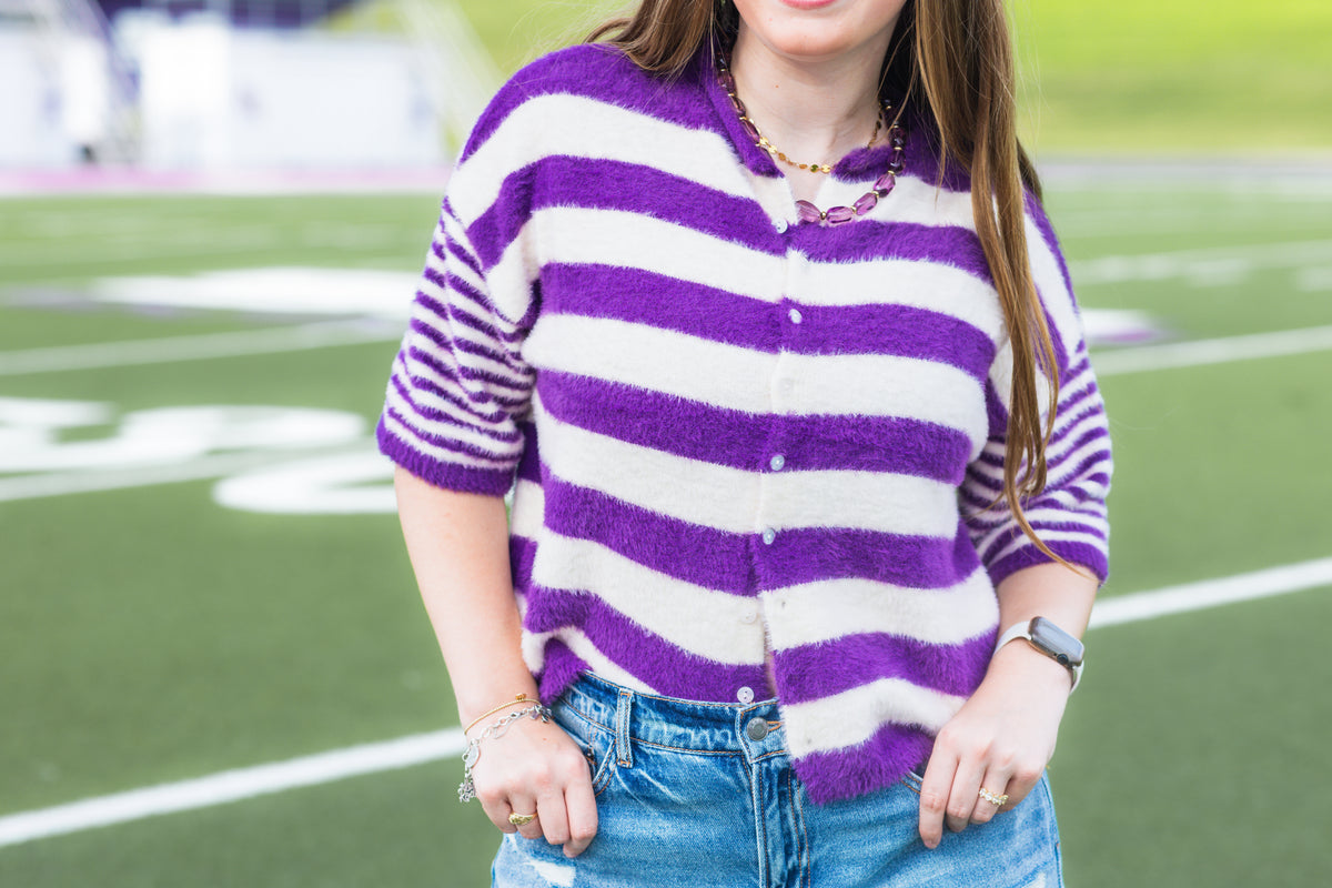 Emory Striped Cardigan