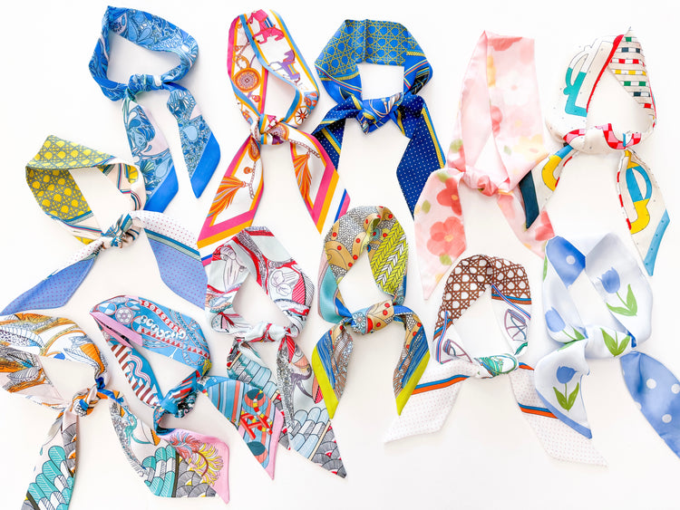 Multi Color Neck Scarves/Twilly's