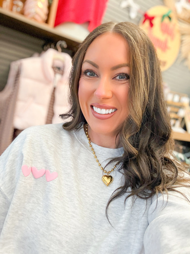 Jesus Loves You Sweatshirt-Grey