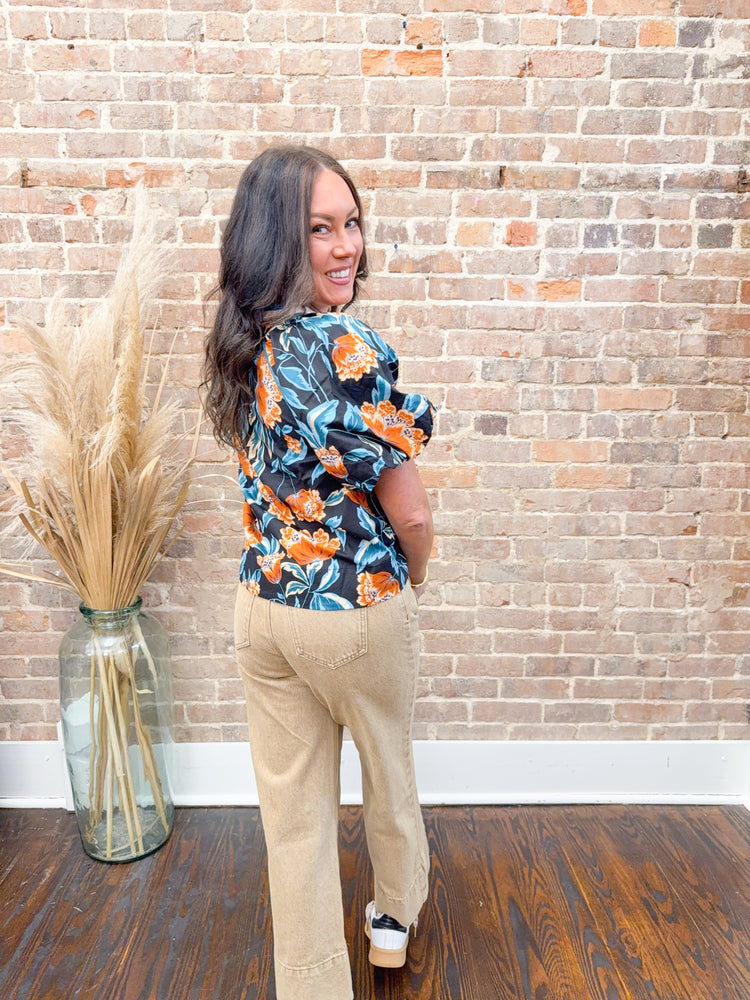 Blakely Bubble Sleeve Top