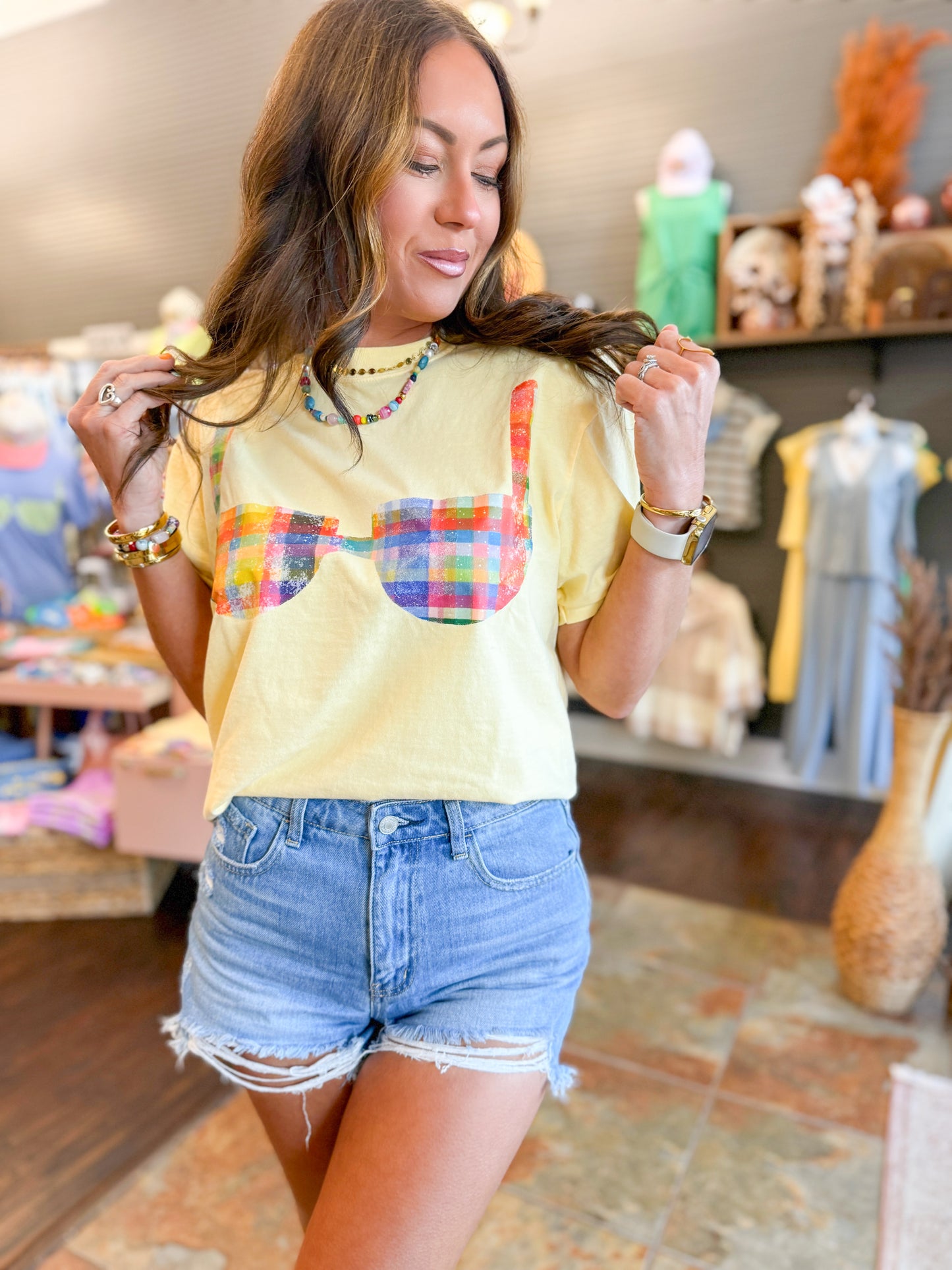 Bikini T-Shirt- Yellow