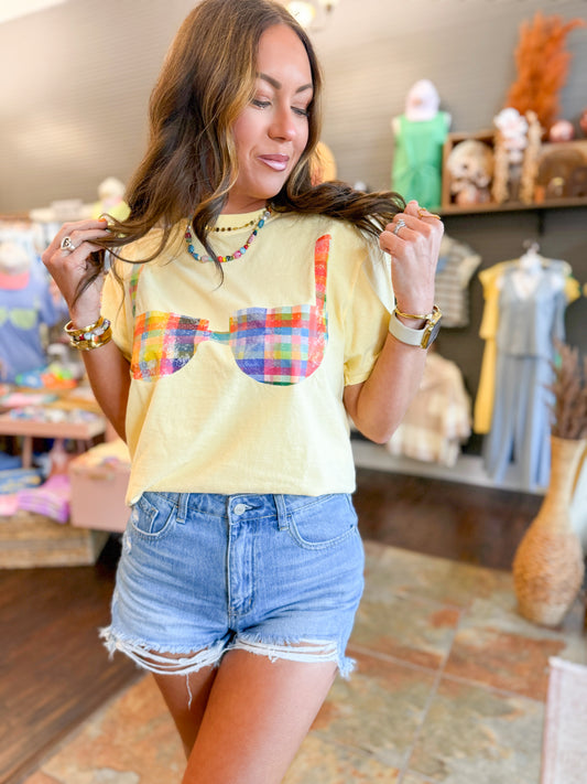 Bikini T-Shirt- Yellow
