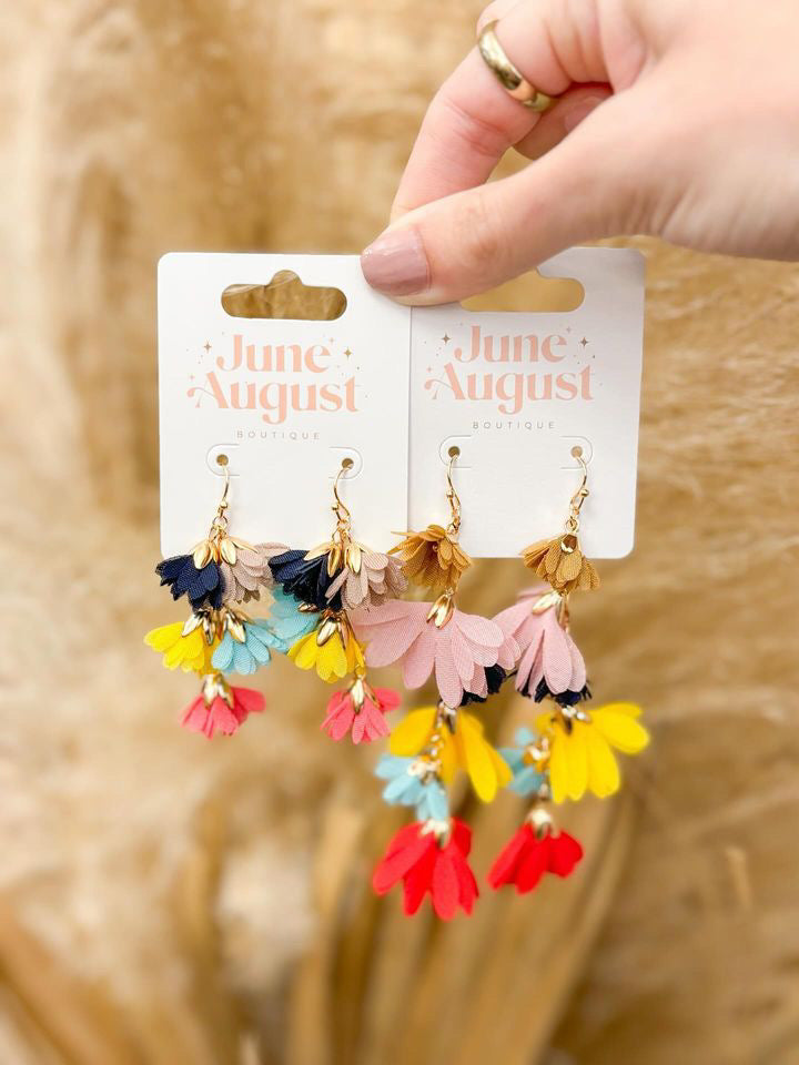 Flower Dangle Earrings