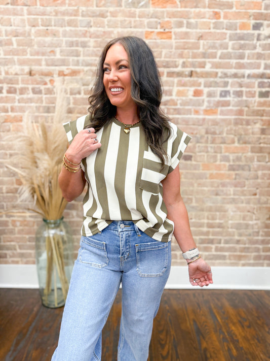 Tristan Striped Top